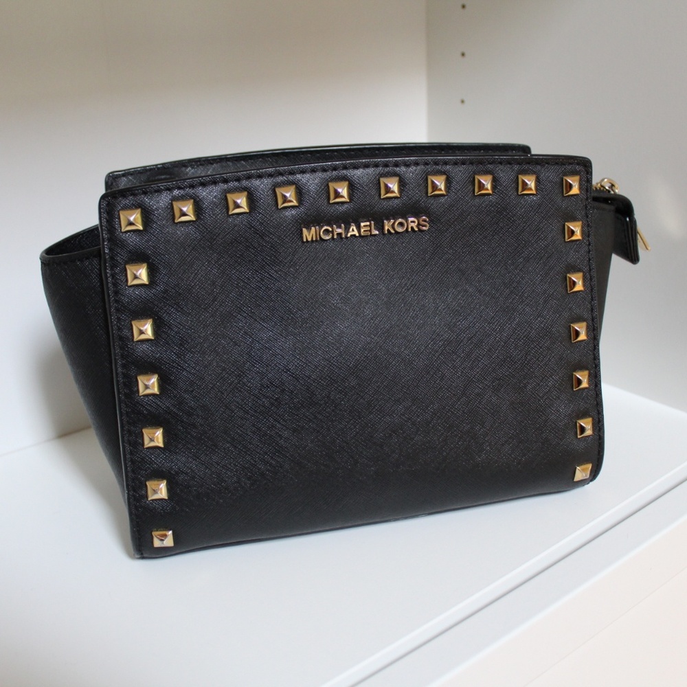 Michael Kors Purse Selma Mini Studded